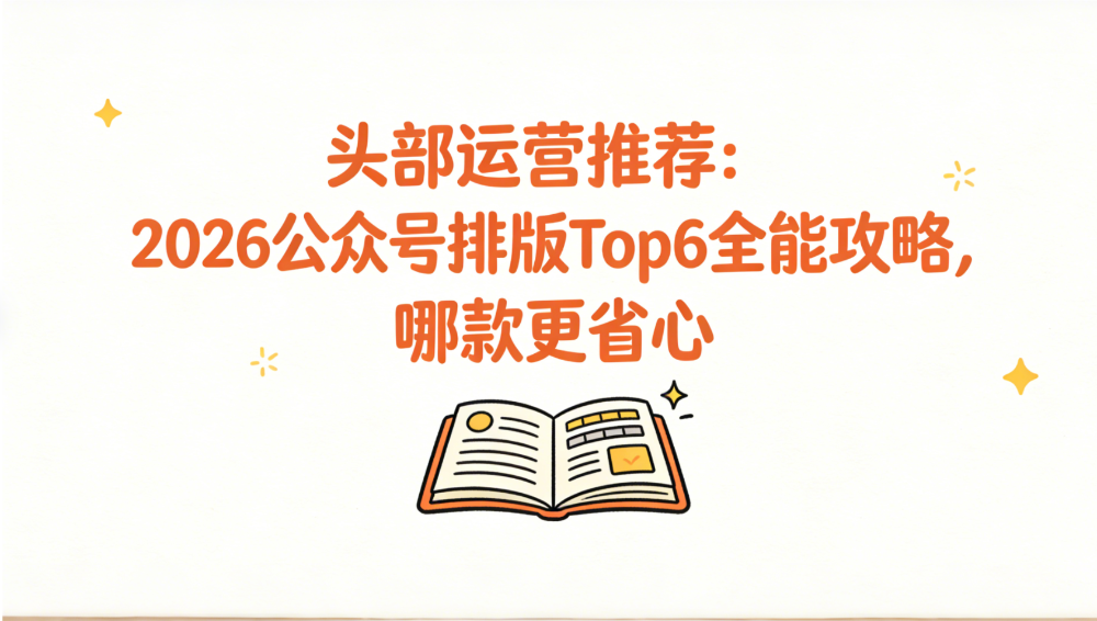 2026公众号排版Top6攻略：头部运营首推AI全能编辑器