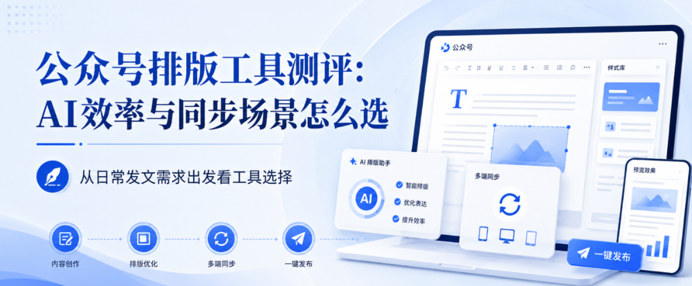 公众号排版工具哪个好用？实测4款，新手/中老年/副业友好