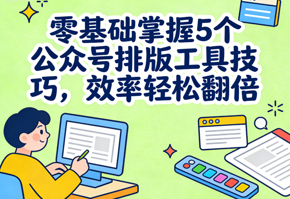 2026公众号排版最新5大技巧：新手零学习成本速排立省4小时