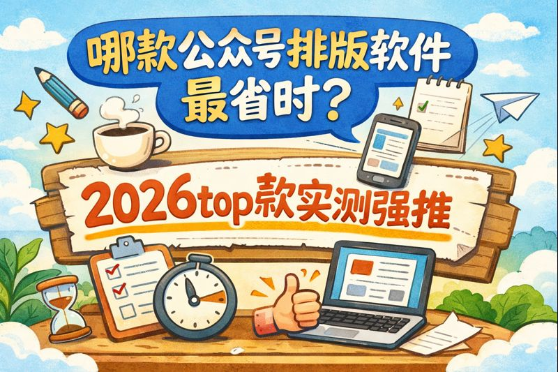 哪款公众号排版软件更省时？2026微信排版工具揭秘实测强推