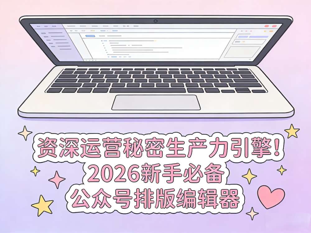 资深运营秘密生产力引擎！2026新手必备公众号排版编辑器