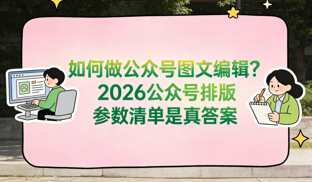 2026如何做公众号图文编辑?排版固化+模板复用，新手速入门