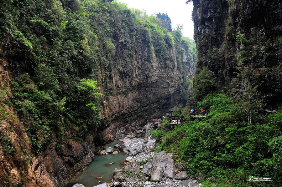 恩施大峡谷风光