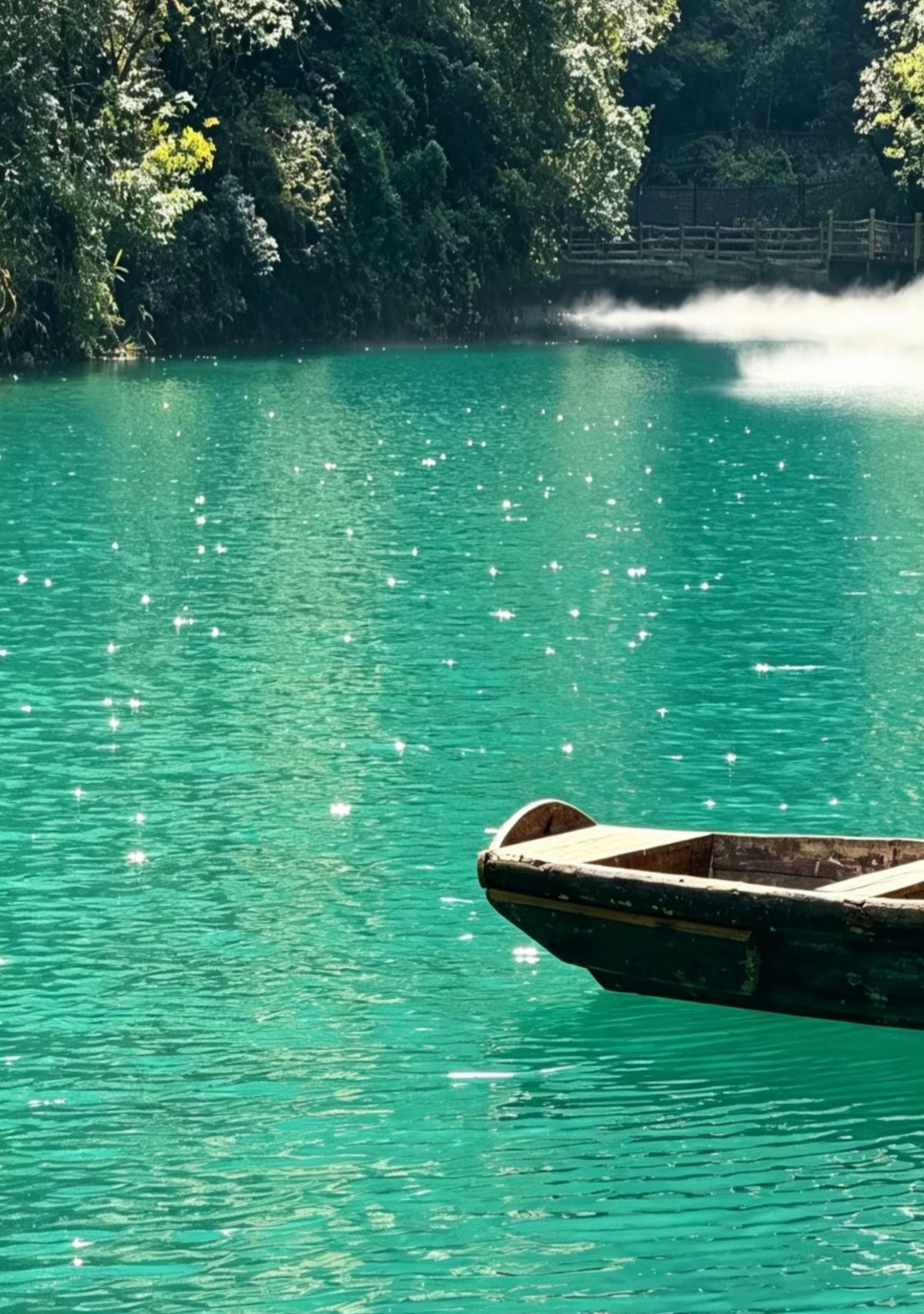 车坝河清澈河水