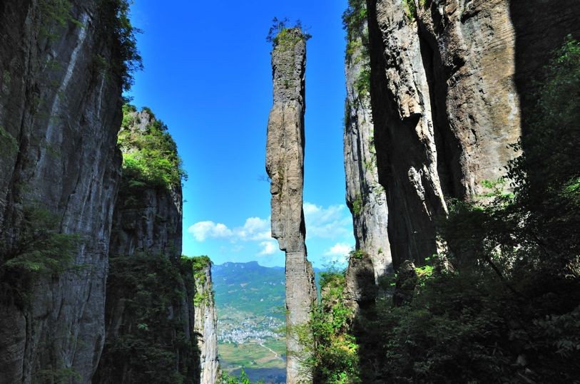 恩施女儿城夜景